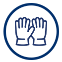 graphic of work gloves